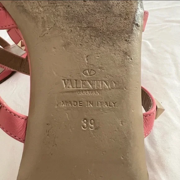 🔥sold🔥Authentic pink Valentino rockstud flats - size 39 - Picture 7 of 9